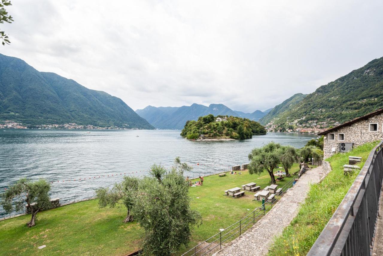 Lake Como Studio With Balcony And Private Parking Ossuccio Exterior foto